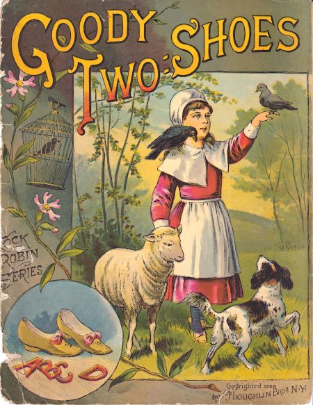 Antique Print, Goody two-shoes, 1888
