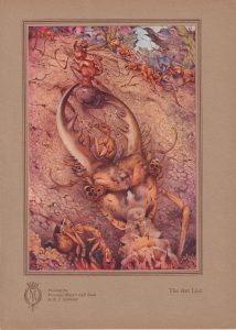 Vintage Print, The Ant Lion, 1920 ca.