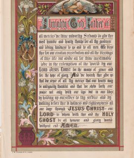 Vintage Print, Jesus, 1880