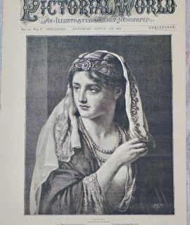 Vintage Print, Hinda, 1876