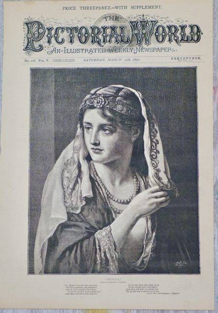 Vintage Print, Hinda, 1876