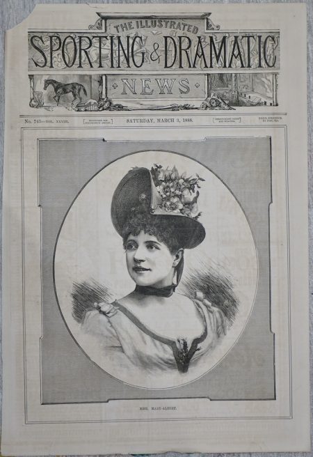 Vintage Print, Mme Mary- Albert, 1888