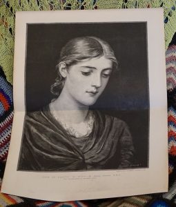 Vintage Print, Type of Beauty, 1888