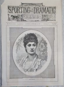Vintage Print, MRS. Conover, 1888