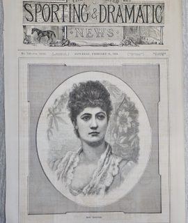 Vintage Print, MRS. Conover, 1888