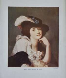 Vintage Print, MD.LLE Sophie Arnould by Greuze, 1904