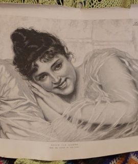 Vintage Print, Dolce far niente, 1892