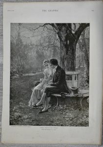 Vintage Print, The Trysting-tree, 1893