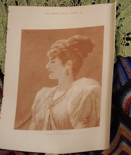 Vintage Print, Valeria, 1893