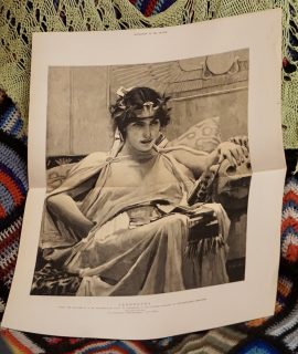 Vintage Print, Cleopatra, 1880 ca.
