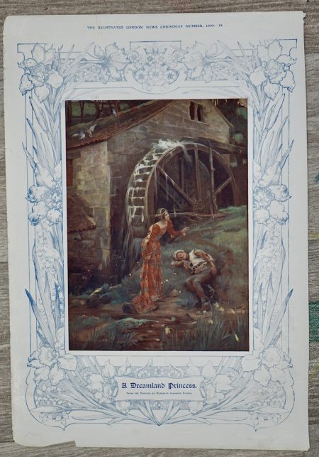 Vintage print, A Dreamland Princess, 1909