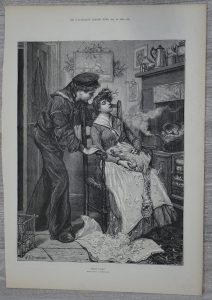 Vintage Print, Porty Winks, 1882
