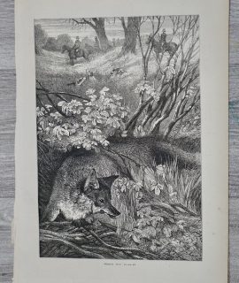 Vintage Print, Stealing Away, 1872