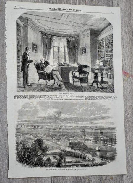 Vintage Print from Illustrated London News, 1860