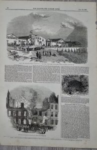 Vintage print from The Illustrated London News, 1849