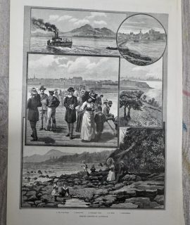 Vintage Print, Seaside Resorts of Australia, 1889
