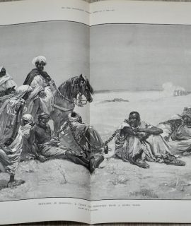 Vintage Print, Sketches in Morocco, 1888