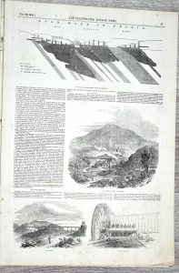 Antique Print, The Morro Velho, 1849