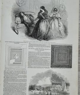 Antique Print, Opera comique..., 1849