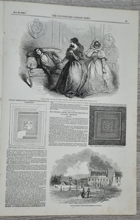 Antique Print, Opera comique..., 1849