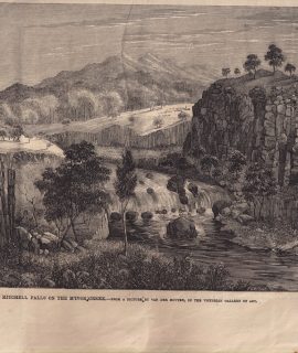 Vintage Print, The Mitchell Falls, 1868 ca.