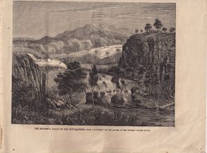 Vintage Print, The Mitchell Falls, 1868 ca.