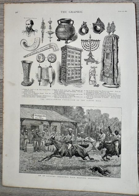 Vintage Print, Exhibition; Australia, 1887