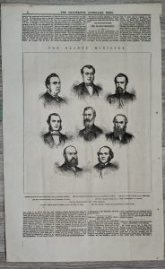 Vintage Print, The Sladen Ministry, 1864 ca.