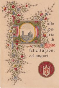 Vintage Print, Alla patria di Dante, 1930 ca.