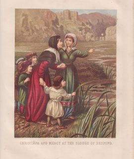 Vintage Print, Christiana and Mercy..., 1870 ca.