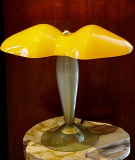 Vintage Murano Glass Lamp Design, Signed