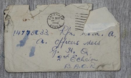 Vintage 1946 Handwritten Personal Letter