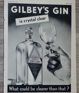 Vintage Gilbey's Gin, 1935