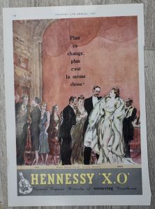Vintage Print, Hennessy x.o. 1951