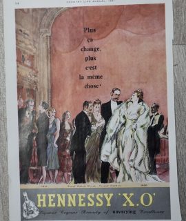 Vintage Print, Hennessy x.o. 1951