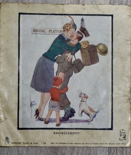 Vintage Print, Encirclement! 1920 ca.