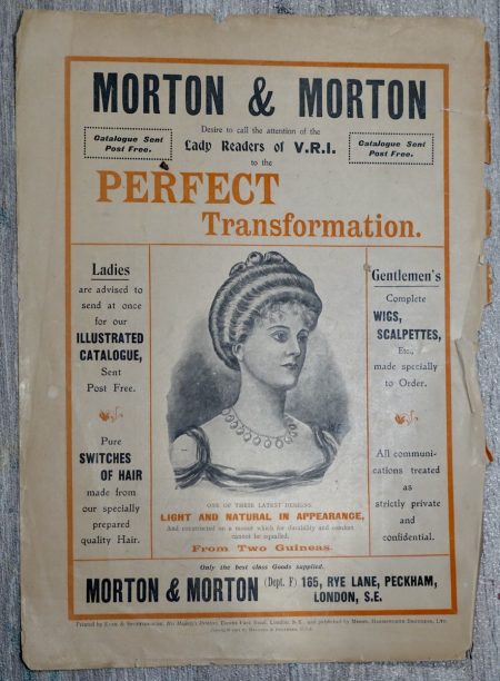 Vintage Advertisement, Morton & Morton, 1870 ca.