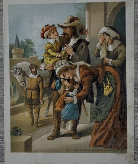 Vintage Print, The parents..., 1870 ca.