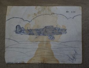 Set of two Military Drawings