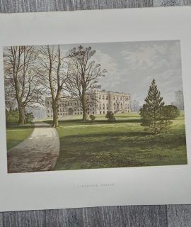 Vintage Print, Kimbolton Castle, 1880 ca.