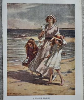 Vintage Print, A seaside frolic, 1930 ca.