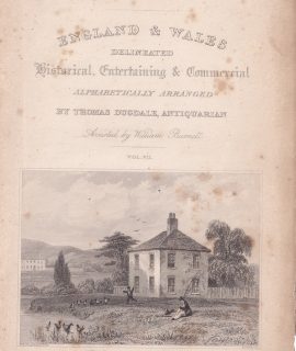 Antique Engraving Print, England & Wales, 1840