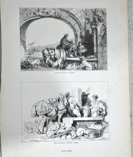 Vintage Print, Geneva, 1870 ca.