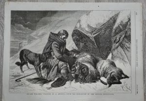 Antique Print, Severe Weather, 1856