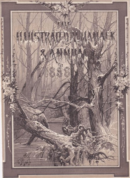 Antique Print, The Illustrated Almanac..., 1888