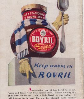 Vintage Print, Bovril Advertisement, 1945