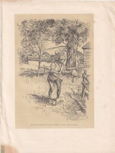 Vintage Print, His First Thought was it Throw..., 1880 ca.