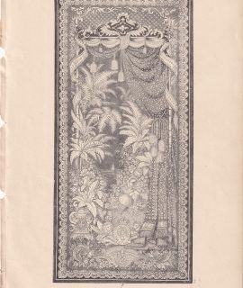 Vintage Print, Lace, 1880