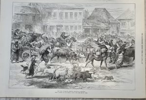 Vintage Print, The War, 1876