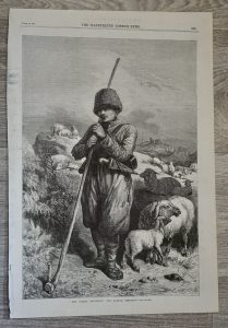 Antique Print, The Crimea Revisited, 1869